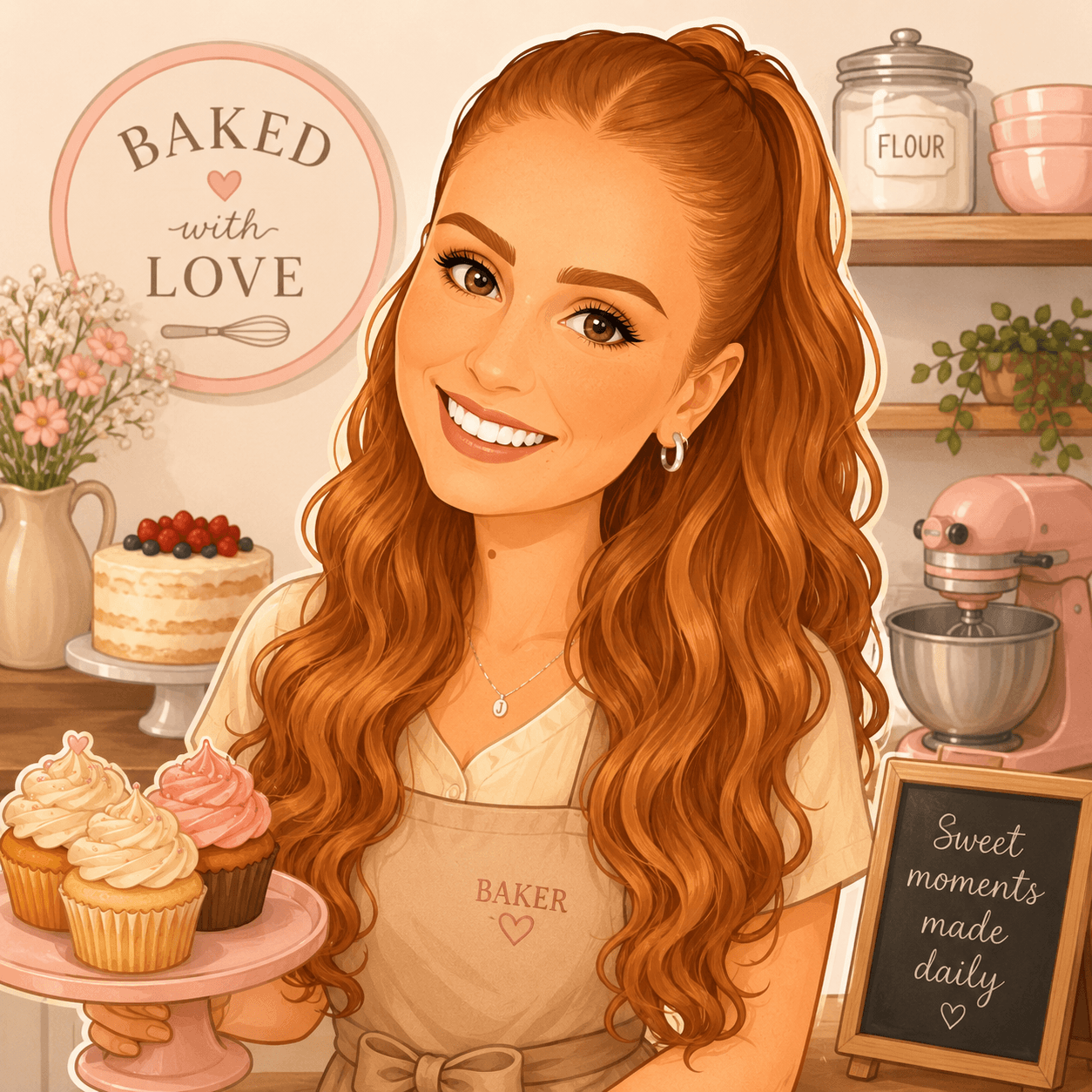 Zoe, the baker behind Baked by Zo